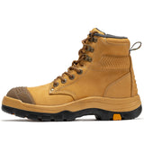 Rock Rooster Footwear ROCKROOSTER Madison Tan 6 inch Zip-sided Steel Toe Leather Work Boots AK052, view 3