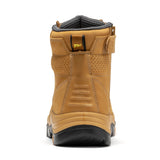 Rock Rooster Footwear ROCKROOSTER Madison Tan 6 inch Zip-sided Steel Toe Leather Work Boots AK052, view 4