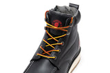 Rock Rooster Footwear ROCKROOSTER Magnolia Men's 6 inch Black Soft Toe Zip Sided Wedge Work Boots SAP310, view 5