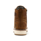 Rock Rooster Footwear ROCKROOSTER Magnolia Men's 6 inch Brown Zip Sided Soft Toe Wedge Work Boots SAP309, view 5