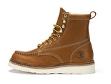 Rock Rooster Footwear ROCKROOSTER Norwood Men's 6 inch Brown soft toe wedge work boots with Vibram® Outsole VAP611, view 5