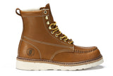 Rock Rooster Footwear ROCKROOSTER Norwood Men's 6 inch Brown soft toe wedge work boots with Vibram® Outsole VAP611, view 6