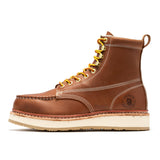 Rock Rooster Footwear ROCKROOSTER Norwood Men's 6 inch Brown Steel Toe Wedge Work Boots SAP621, view 4