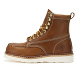 Rock Rooster Footwear ROCKROOSTER Norwood Men's 6 inch Brown steel toe wedge work boots with Vibram® Outsole VAP621, view 2