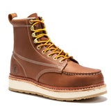 Rock Rooster Footwear ROCKROOSTER Norwood Men's 6 inch Brown steel toe wedge work boots with Vibram® Outsole VAP621, view 6