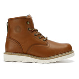 Rock Rooster Footwear ROCKROOSTER Roberta Men's Safety Water Resistant Tan Leather Wedge Work Boots with Vibram® Outsole VAP615, view 4
