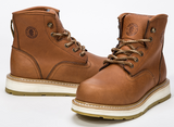 Rock Rooster Footwear ROCKROOSTER Roberta Men's Wedge Work Boots, Safety Water Resistant Leather Boots, ASTM 2892 AP615, view 3