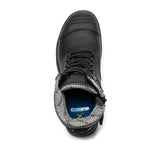 Rock Rooster Footwear ROCKROOSTER Roslyn Black 7 inch Zip-sided Composite Toe Leather Work Boots CP245Z, view 6
