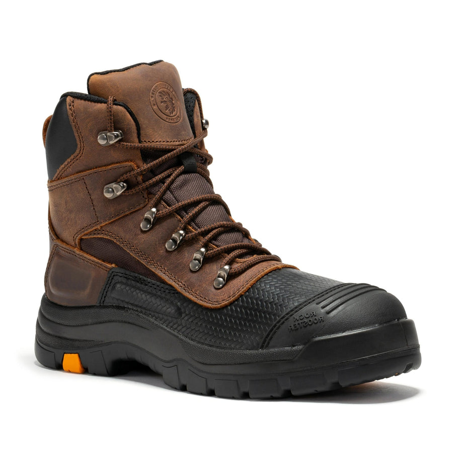 Rock Rooster Footwear ROCKROOSTER Sedona 6 Inch Waterproof Steel Toe Leather Work Boots AK216