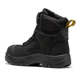 Rock Rooster Footwear ROCKROOSTER Stowe Black 7 inch Composite Toe Leather Work Boots CP212BK, view 2