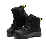 Rock Rooster Footwear ROCKROOSTER Stowe Black 7 inch Composite Toe Leather Work Boots CP212BK, view 6