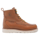 Rock Rooster Footwear ROCKROOSTER Trinidad Men's 6 inch Brown Soft Toe Wedge Work Boots VAP2306, view 3