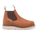 Rock Rooster Footwear ROCKROOSTER Trinidad Men's 6 inch Brown Steel Toe Wedge Work Boots VAP2304, view 3