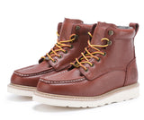 Rock Rooster Footwear ROCKROOSTER Walker 6 inch Wedge Work Boots, Soft toe, Oil Resistant ASTM 2892 with Vibram® Outsole VAP360, view 4