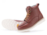 Rock Rooster Footwear ROCKROOSTER Walker 6 inch Wedge Work Boots, Soft toe, Oil Resistant ASTM 2892 with Vibram® Outsole VAP360, view 6