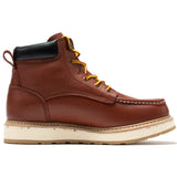 Rock Rooster Footwear ROCKROOSTER Walker Men's 6 Inch Brown Soft Toe Wedge Work Boots SAP360, view 4