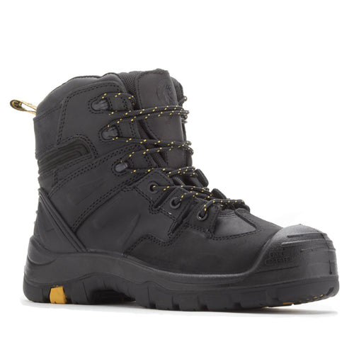 Rock Rooster Footwear ROCKROOSTER Woodland Black 6 inch Composite Toe Leather Work Boots AK609