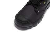 Rock Rooster Footwear ROCKROOSTER Woodland Black 6 inch Waterproof Composite Toe Leather Work Boots AK662, view 6
