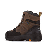 Rock Rooster Footwear ROCKROOSTER Woodland Dark Brown 6 inch Waterproof Soft Toe Leather Work Boots AK639, view 2