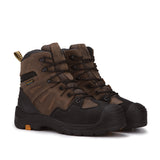 Rock Rooster Footwear ROCKROOSTER Woodland Dark Brown 6 inch Waterproof Soft Toe Leather Work Boots AK639, view 4