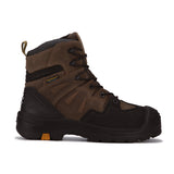 Rock Rooster Footwear ROCKROOSTER Woodland Dark Brown 6 inch Waterproof Soft Toe Leather Work Boots AK639, view 5