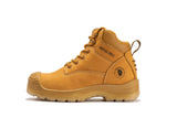 Rock Rooster Footwear rockrooster Woodland Wheat 6 inch Composite Toe Zip-sided Leather Work Boots AK659, view 4