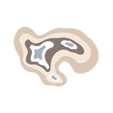 Roomtery Abstract Pastel Blob Accent Rug, view 5