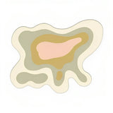 Roomtery Abstract Pastel Blob Accent Rug, view 6
