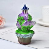 Roomtery Amethyst Fairy Tower Mini Figurine, view 2