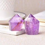 Roomtery Amethyst Irregular Hexagon Crystal, view 2
