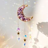 Roomtery Amethyst Moon Suncatcher, view 6