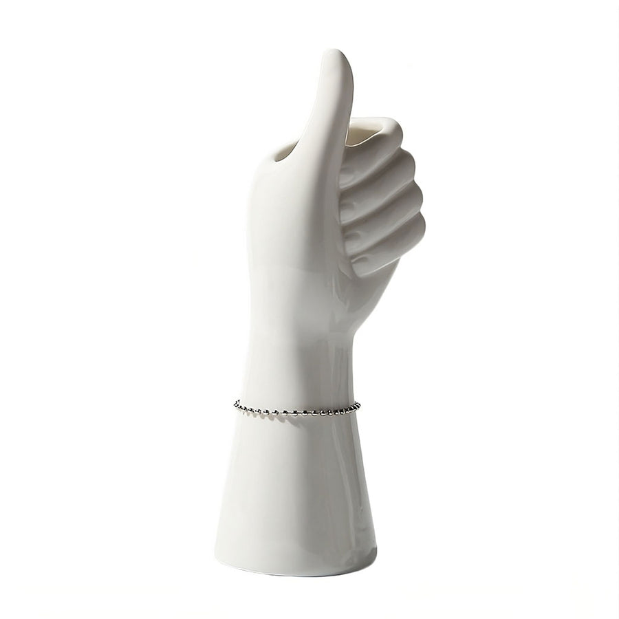 Roomtery Arm Shaped Ceramic Vase