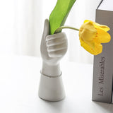 Roomtery Arm Shaped Ceramic Vase, view 5