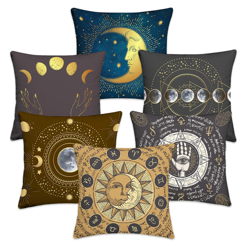 Roomtery Astro Sun & Moon Cushion Covers