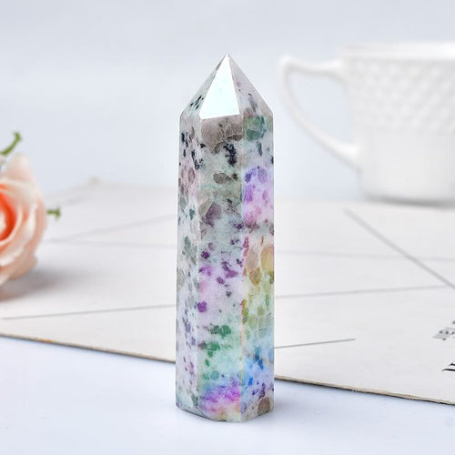 Roomtery Kiwi Jasper Tower Crystal