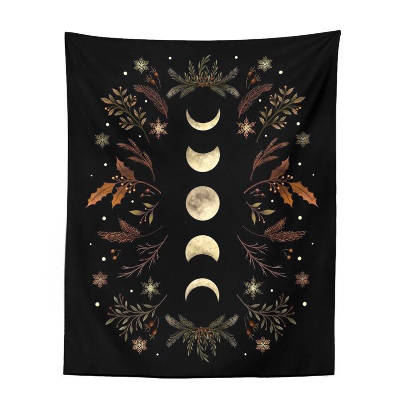 Roomtery Autumn Moon Phases Tapestry