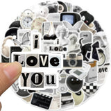 Roomtery B&W Academia Girl Sticker Pack, view 3