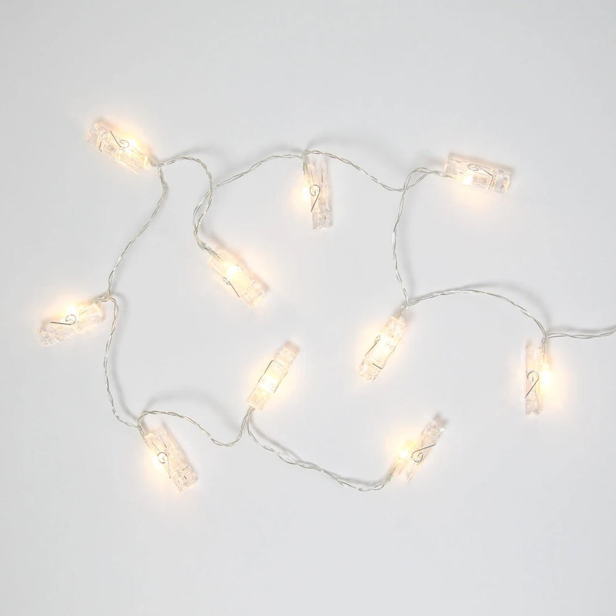 Roomtery Battery Powered Clip String Light Set