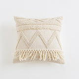 Roomtery Beige Boho Tufted Cushion Cover, view 6