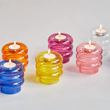 Roomtery Bibendum Glass Candle Holder, view 2