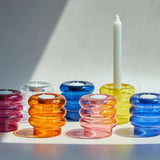 Roomtery Bibendum Glass Candle Holder, view 3