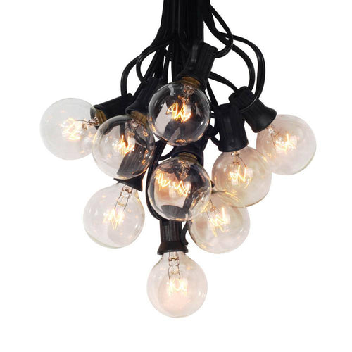 Roomtery Black Wire Bulb String Lights
