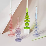 Roomtery Blowed Glass Candle Holder, view 3