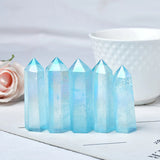 Roomtery Blue Aura Quartz Tower Crystal, view 5
