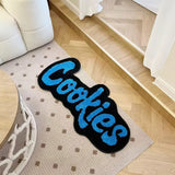 Roomtery Blue Cookies Tufted Accent Rug, view 3