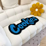 Roomtery Blue Cookies Tufted Accent Rug, view 4