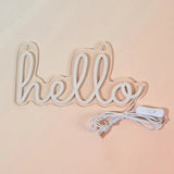 Roomtery Blue Hello LED Neon Sign, view 5