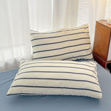 Roomtery Blue Striped Minimalist Bedding Set, view 3