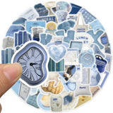 Roomtery Bluecore Aesthetic Sticker Pack, view 2