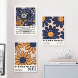 Roomtery Blue & Yellow Themed Art Gallery Wall Canvas Posters, view 3